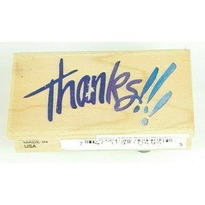 Thanks!!! Wood Rubber Stamps DIY Scrapbooking Arts